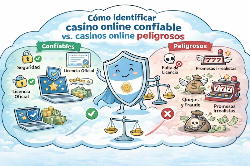 Top casinos online Argentina vs. sitios peligrosos: matriz de riesgo