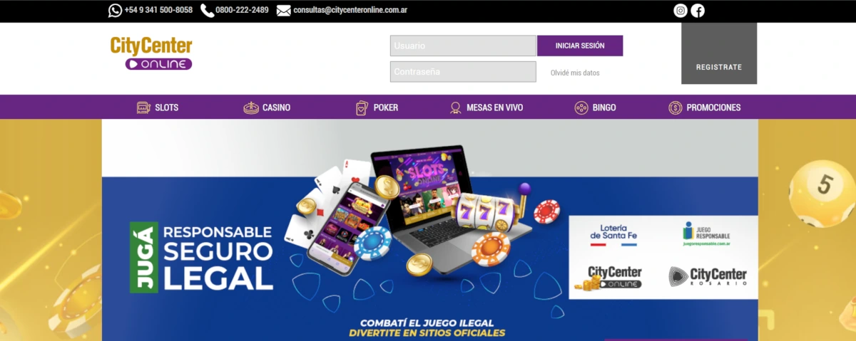 Casino City Online en Argentina